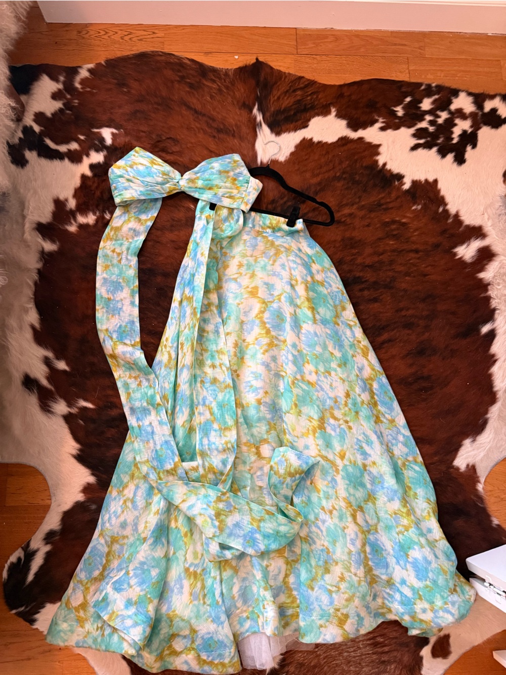 Zimmermann High Tide Crop Top & Skirt set